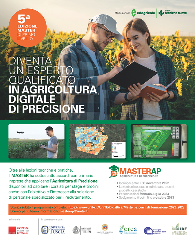 Master di primo livello in Agricoltura di Precisione News Dipartimento di Scienze e Master di primo livello in Agricoltura di Precisione News Dipartimento di Scienze e